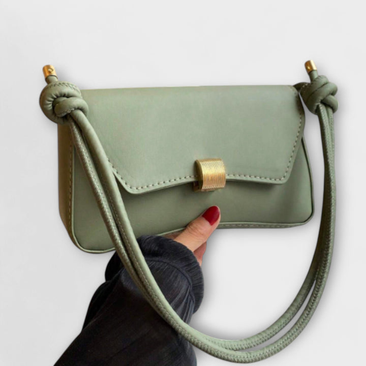 Women's Vintage Folding Bag with Knot Strap for Evenings