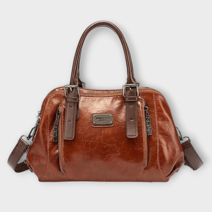 Women's Vintage Shoulder Bag with Adjustable Strap for Work