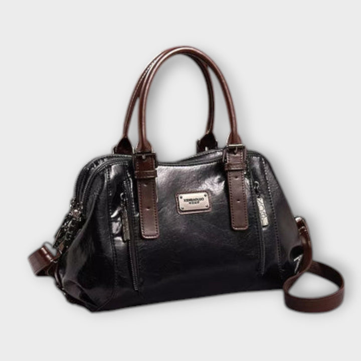 Women's Vintage Shoulder Bag with Adjustable Strap for Work