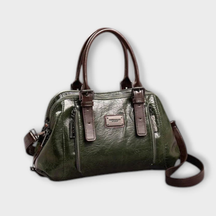 Women's Vintage Shoulder Bag with Adjustable Strap for Work