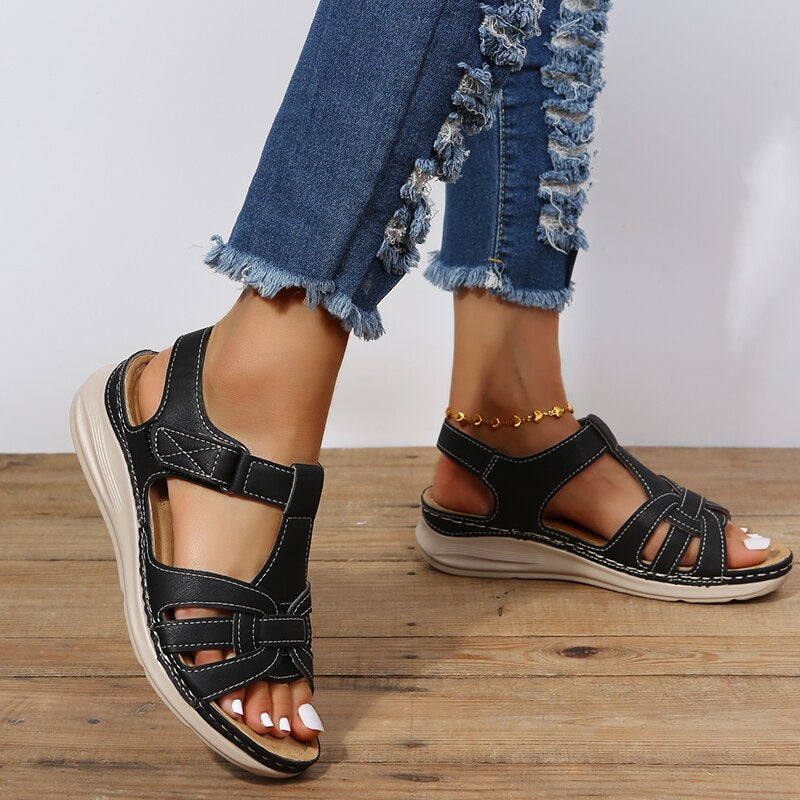 Women’s Walking Sandals with Cushioned Sole