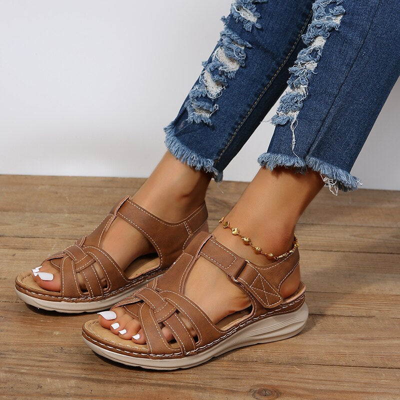 Women’s Walking Sandals with Cushioned Sole