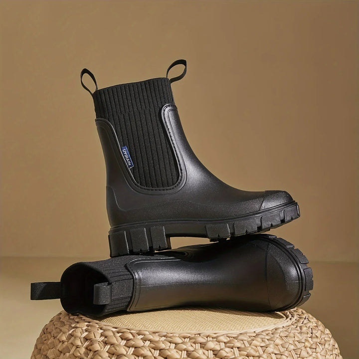 Women's Waterproof Boots with Non-slip Sole for Rainy Day