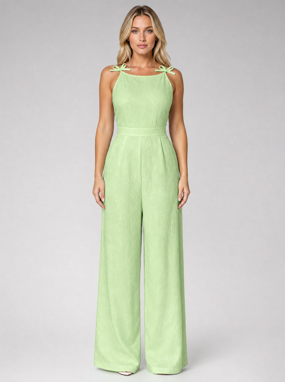 Women’s Wide-Leg Jumpsuit with Shoulder Ties