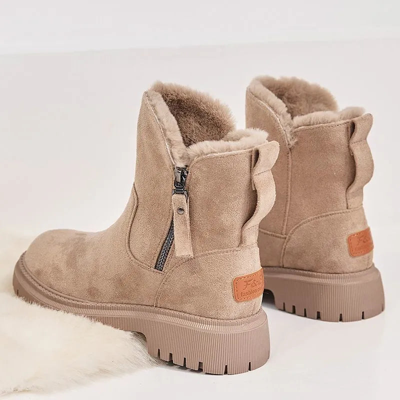Women's Winter Boots with Faux-Fur Lining for Winter Days