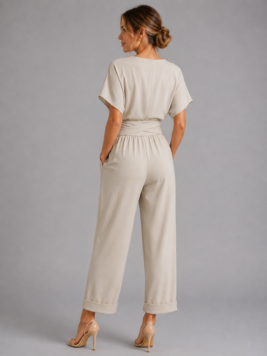 Women’s Wrap Front Co-Ord Set with Ease