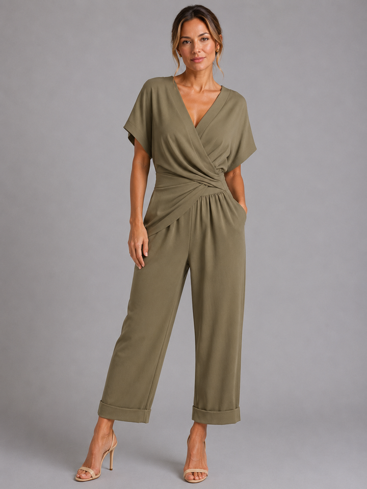 Women’s Wrap Front Co-Ord Set with Ease