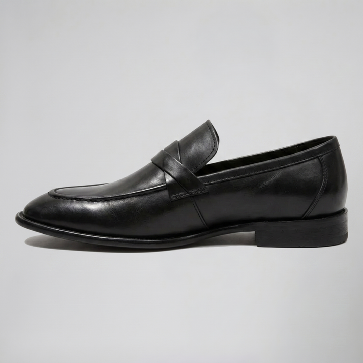 Men’s Burnished Leather Penny Loafer | Celestiella