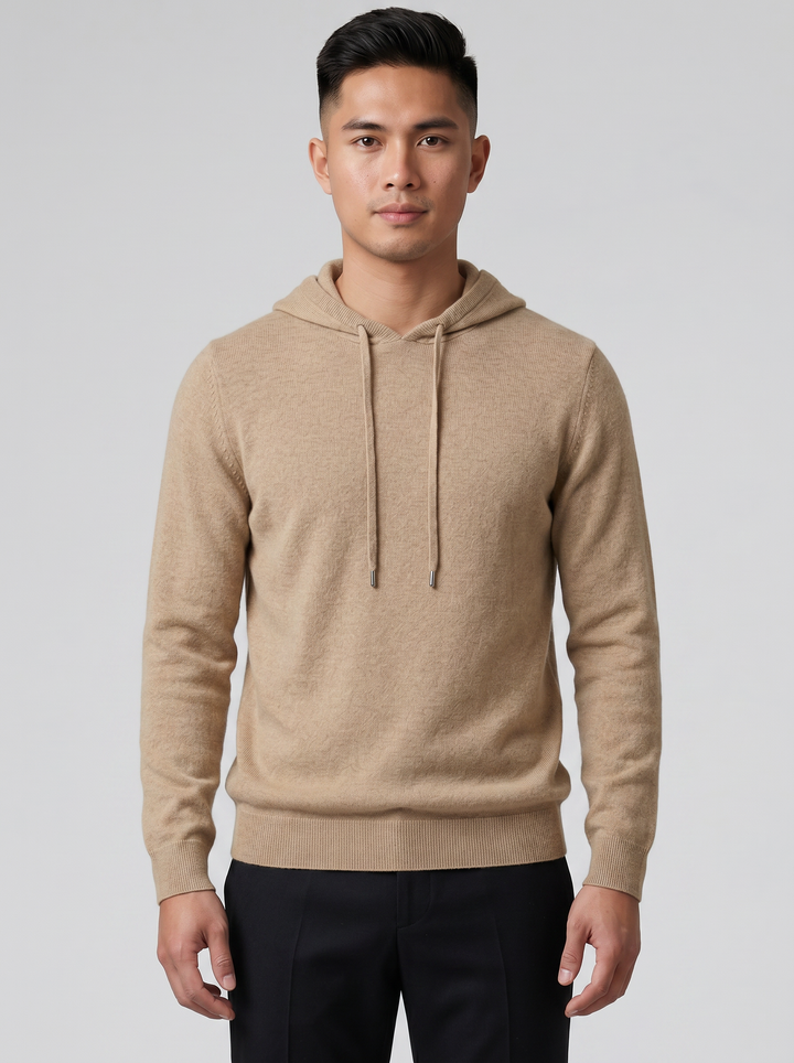 Men's Cashmere Jumper – Hooded Merino