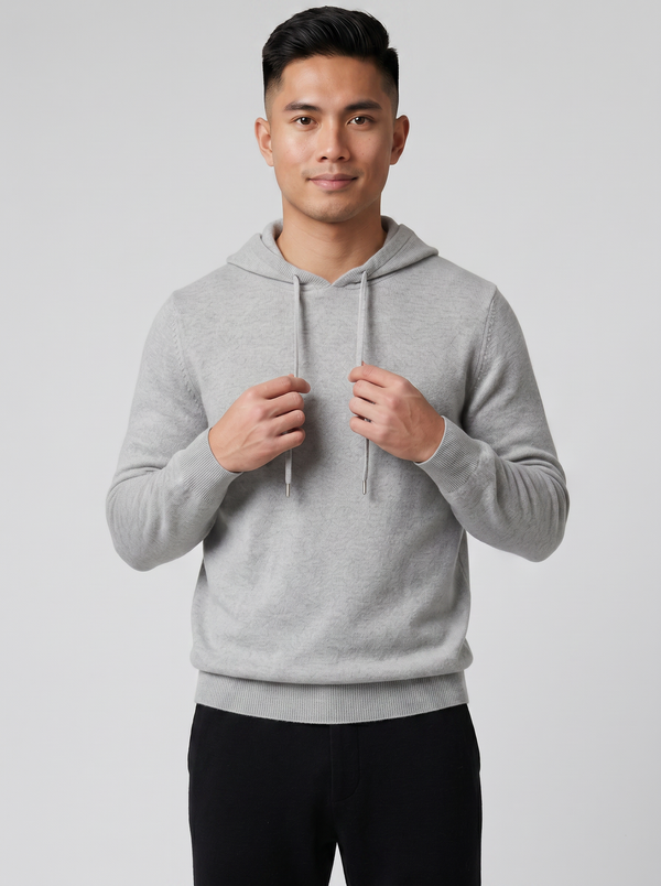 Men's Cashmere Jumper – Hooded Merino