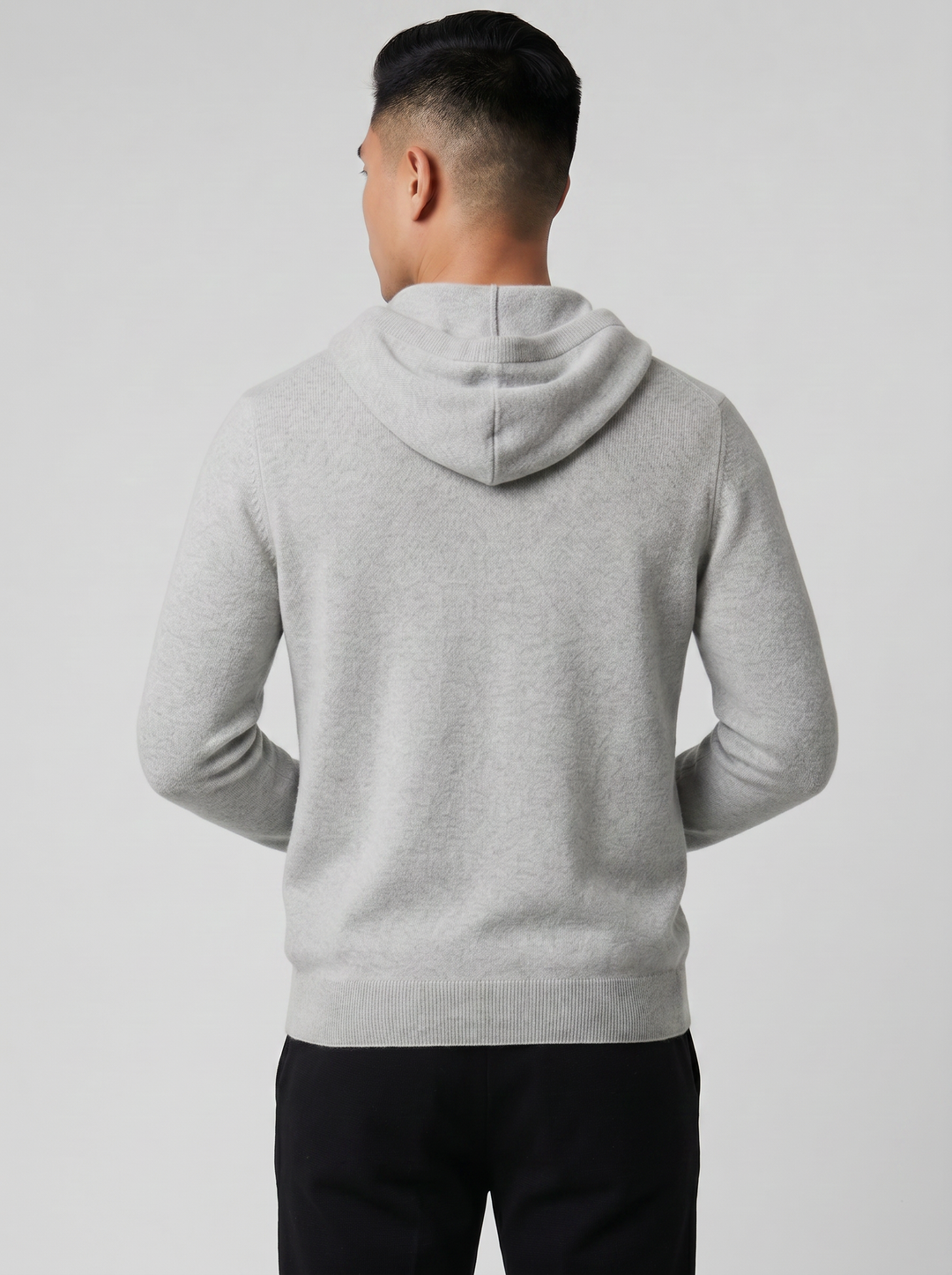 Men's Cashmere Jumper – Hooded Merino