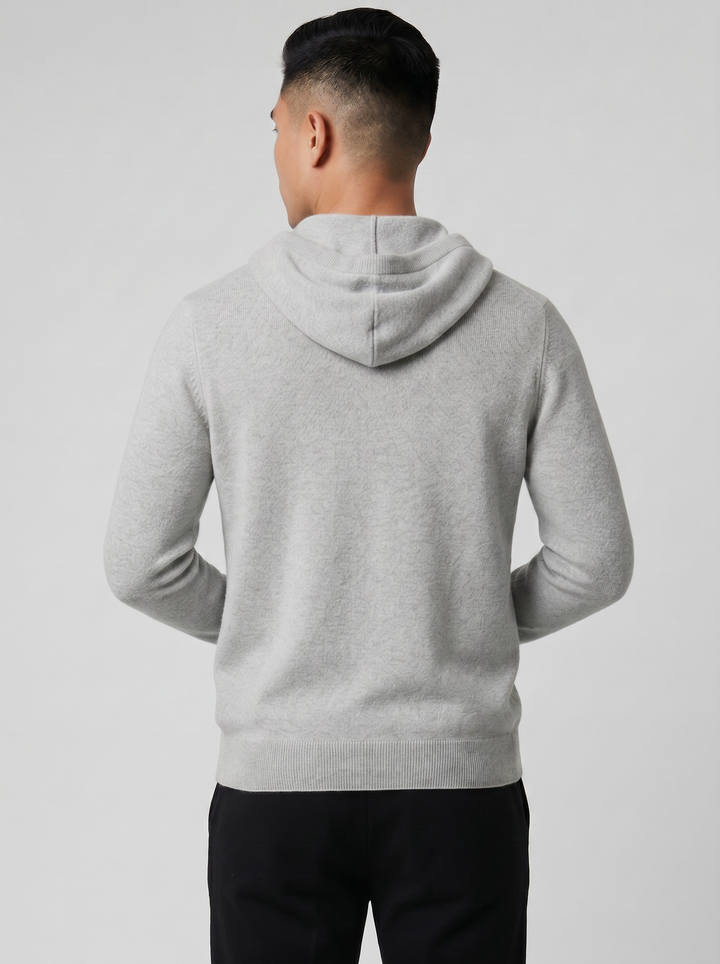 Men's Cashmere Jumper – Hooded Merino