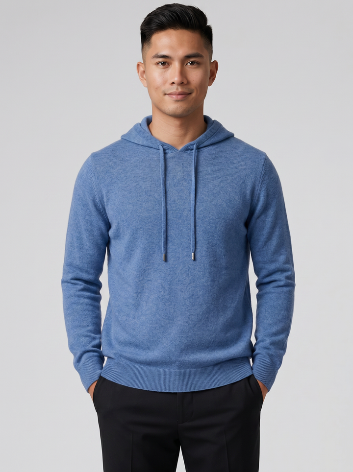 Men's Cashmere Jumper – Hooded Merino