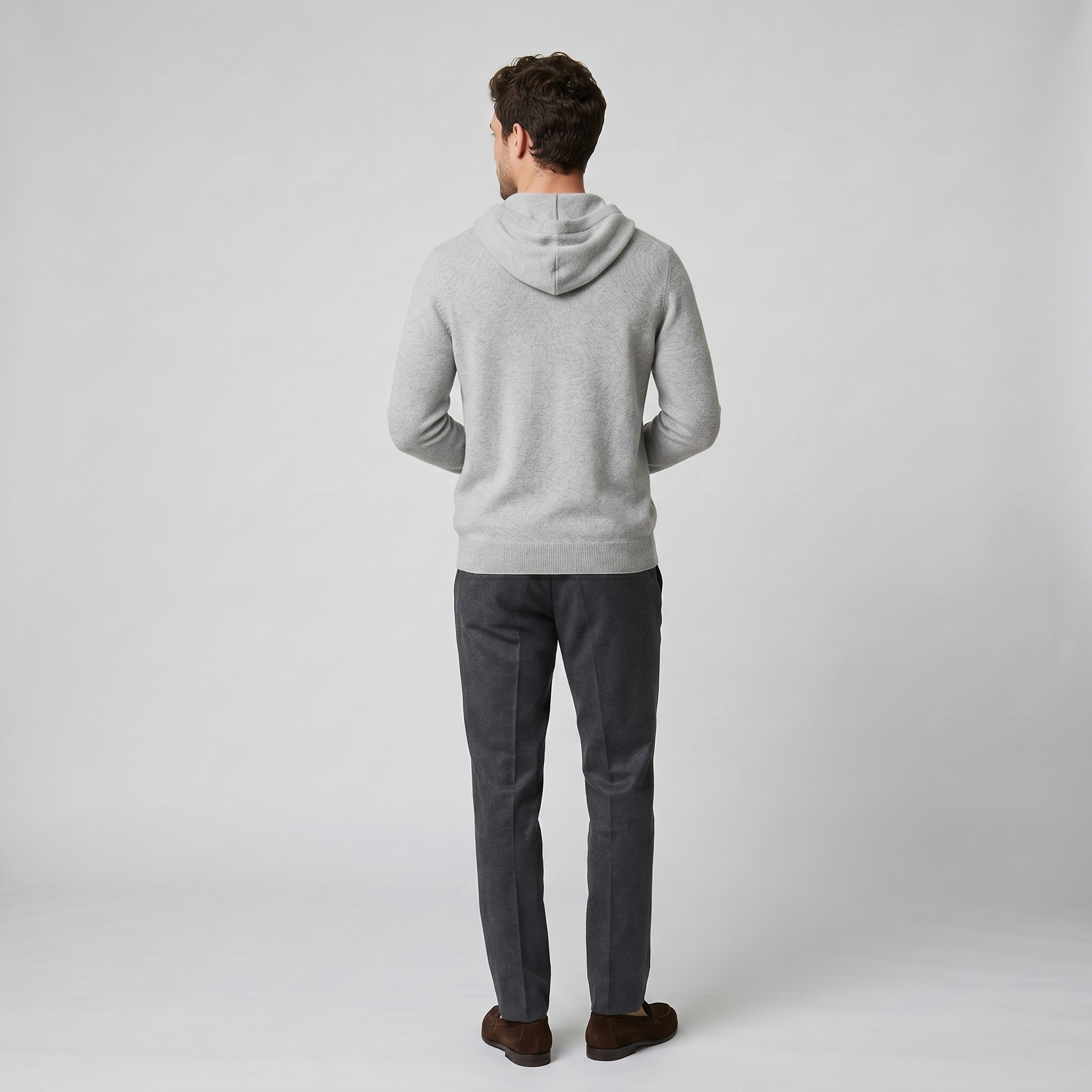 Men's Cashmere Merino Wool Hooded | Celestiella