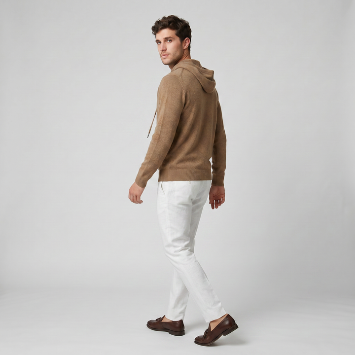 Men’s Cashmere Pullover Hoodie | Celestiella