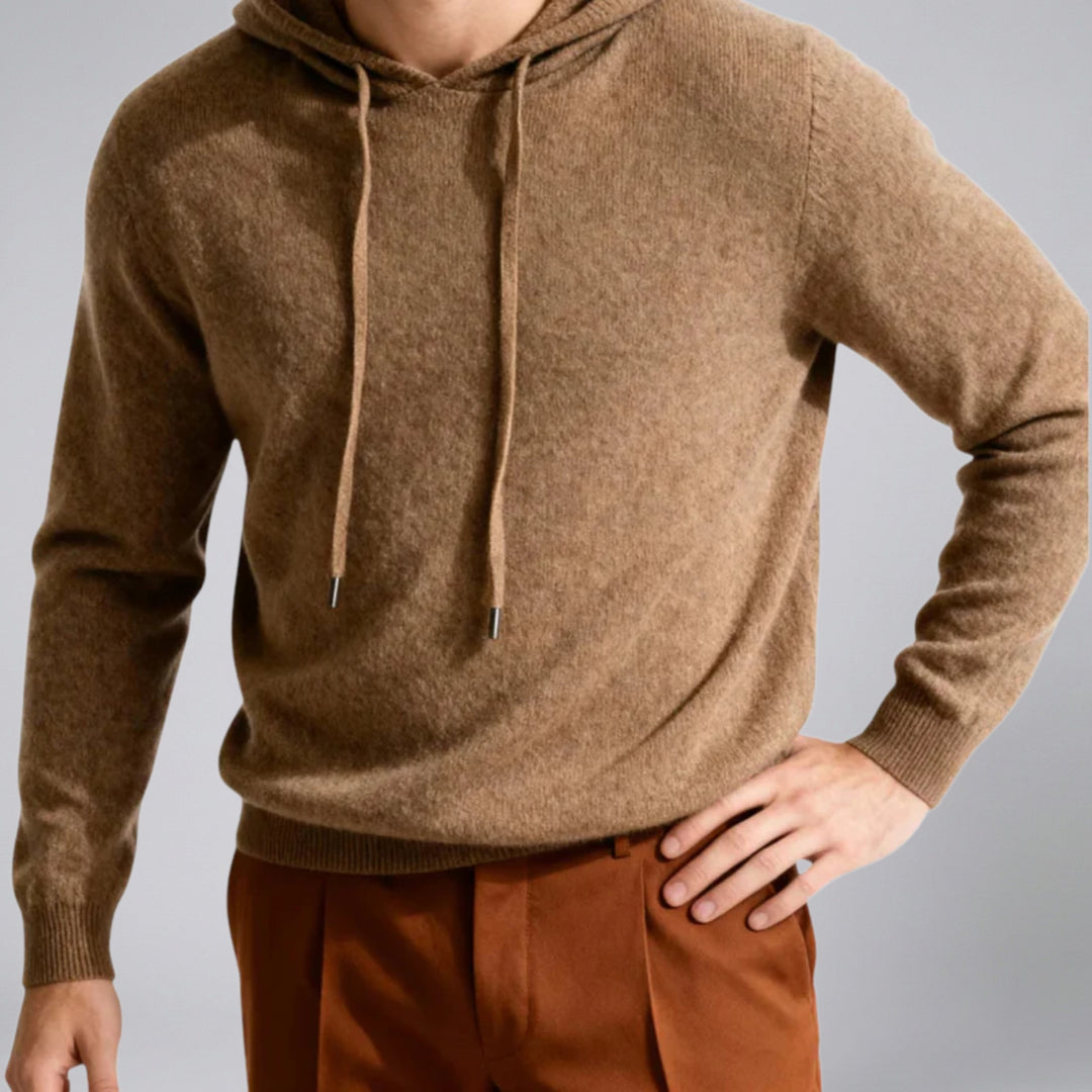 Men’s Cashmere Pullover Hoodie | Celestiella