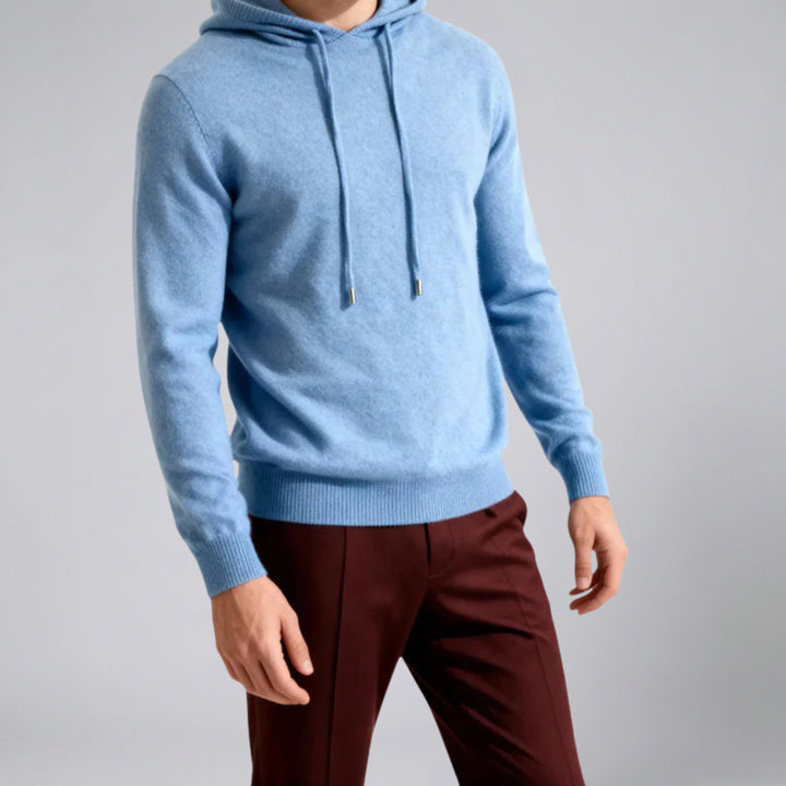 Men’s Cashmere Pullover Hoodie | Celestiella