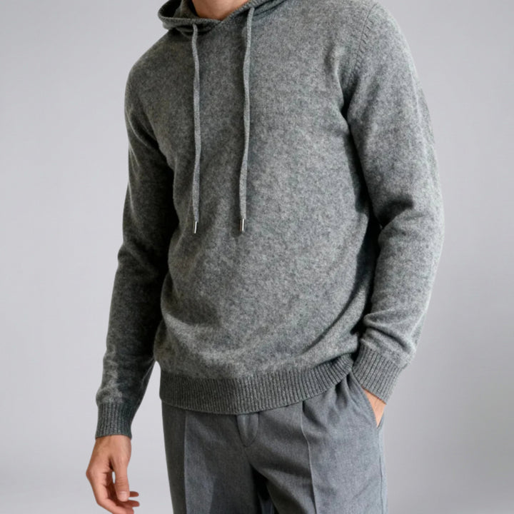 Men’s Cashmere Pullover Hoodie | Celestiella