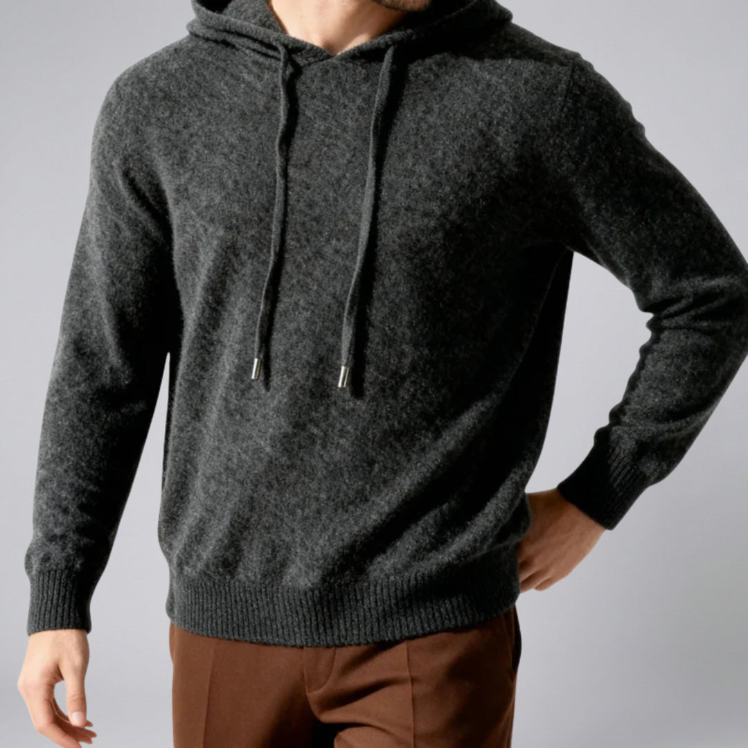 Men’s Cashmere Pullover Hoodie | Celestiella