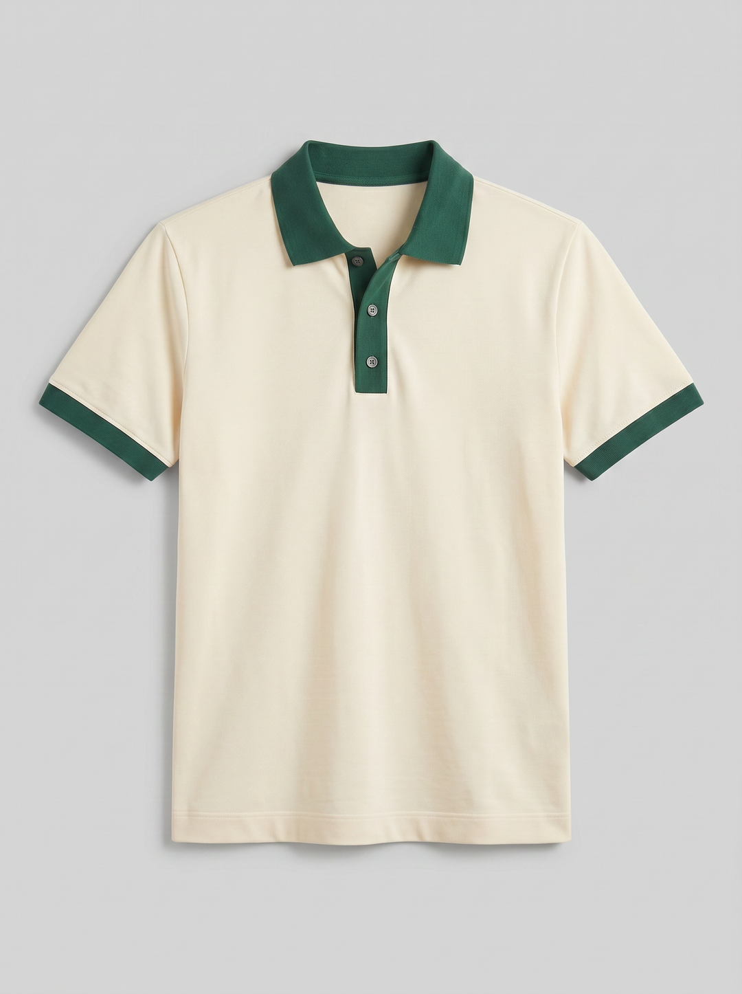Men's Polo Shirt – Contrast-Trim Pique