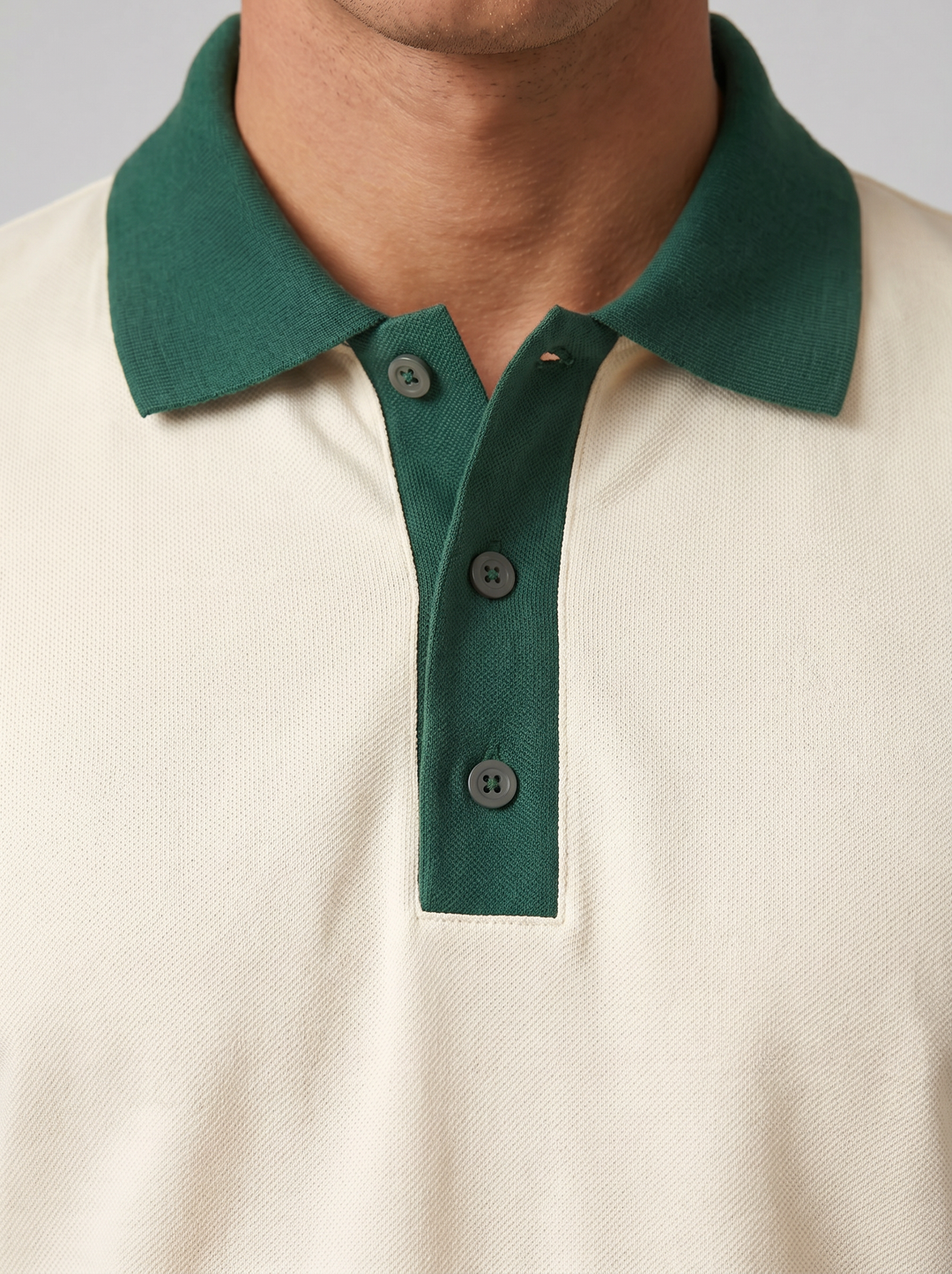 Men's Polo Shirt – Contrast-Trim Pique