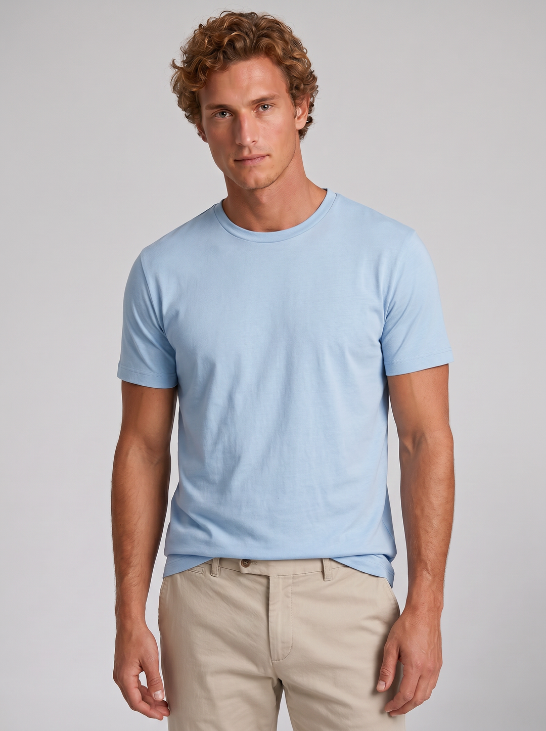 Men's T-Shirt – Crew-Neck Cotton