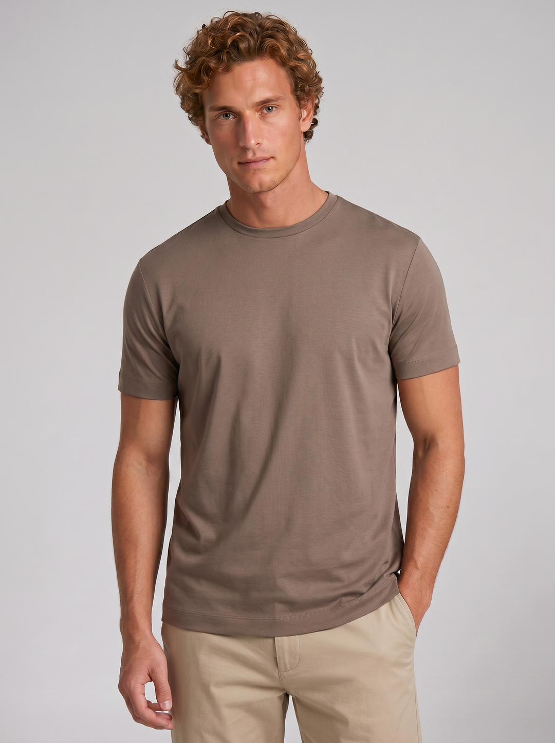 Men's T-Shirt – Crew-Neck Cotton
