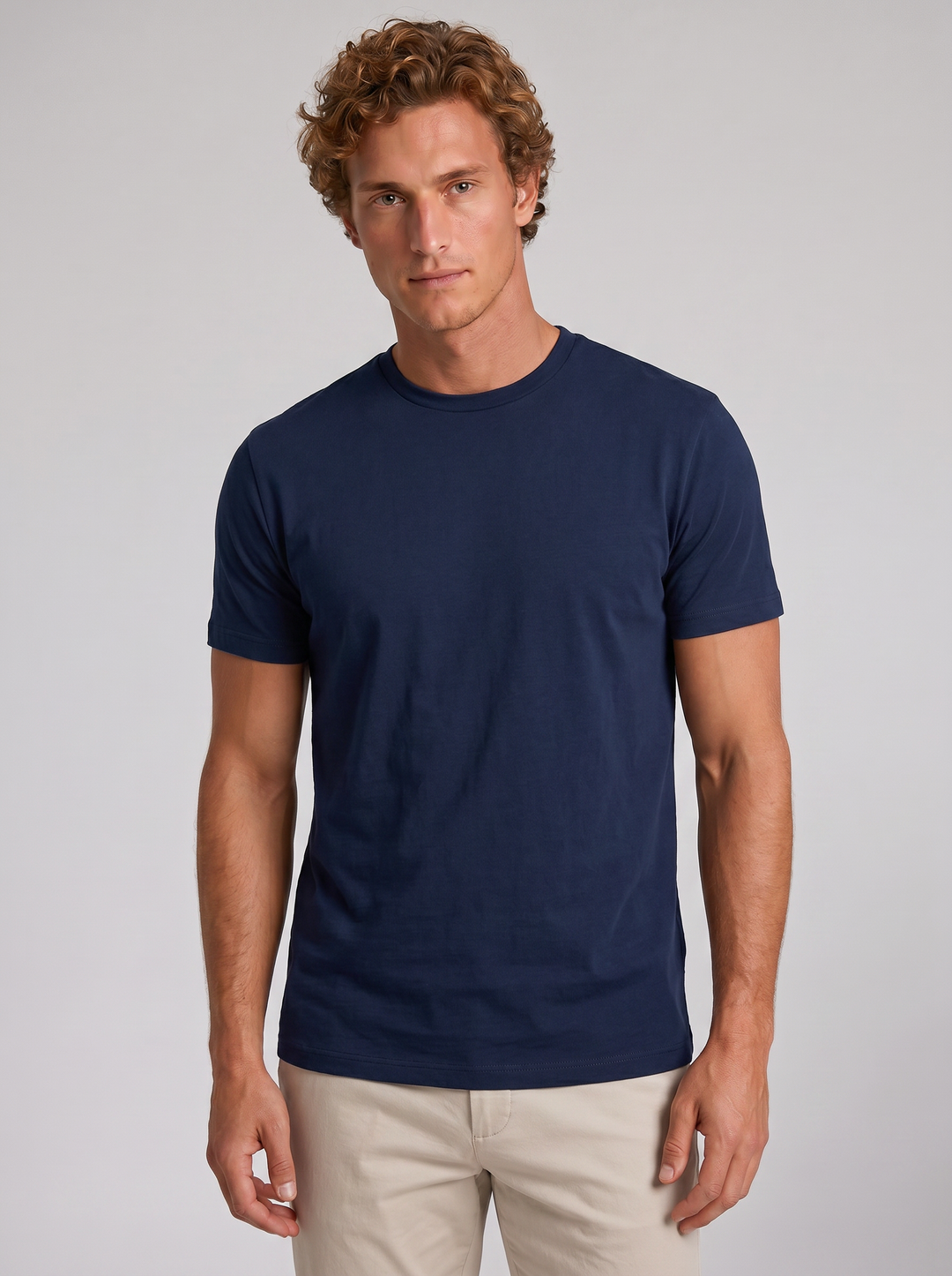 Men's T-Shirt – Crew-Neck Cotton