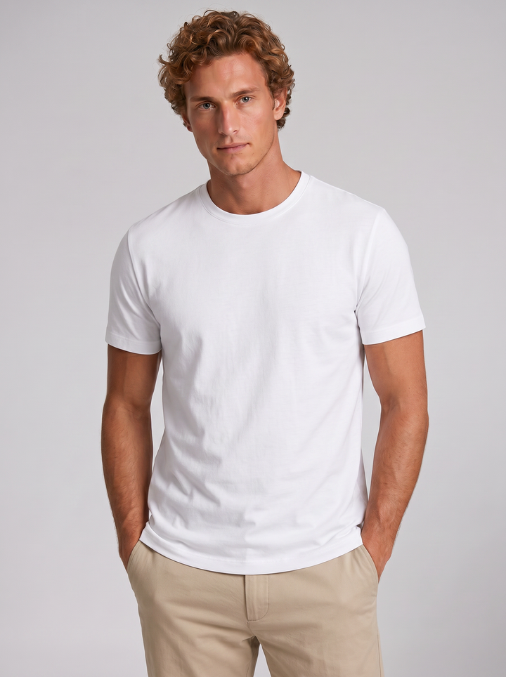 Men's T-Shirt – Crew-Neck Cotton