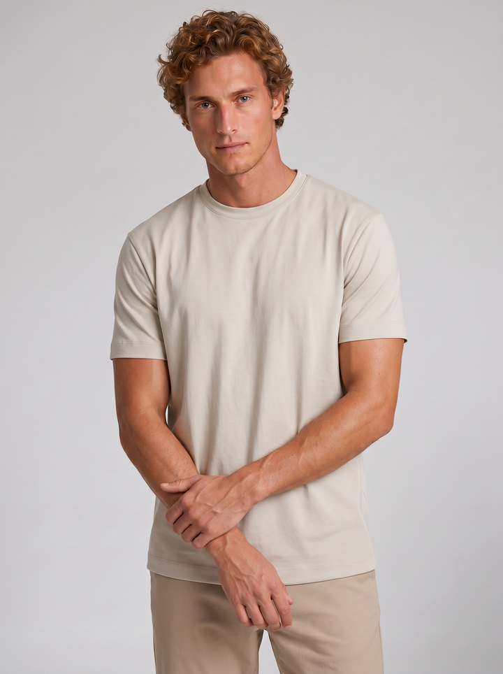 Men's T-Shirt – Crew-Neck Cotton