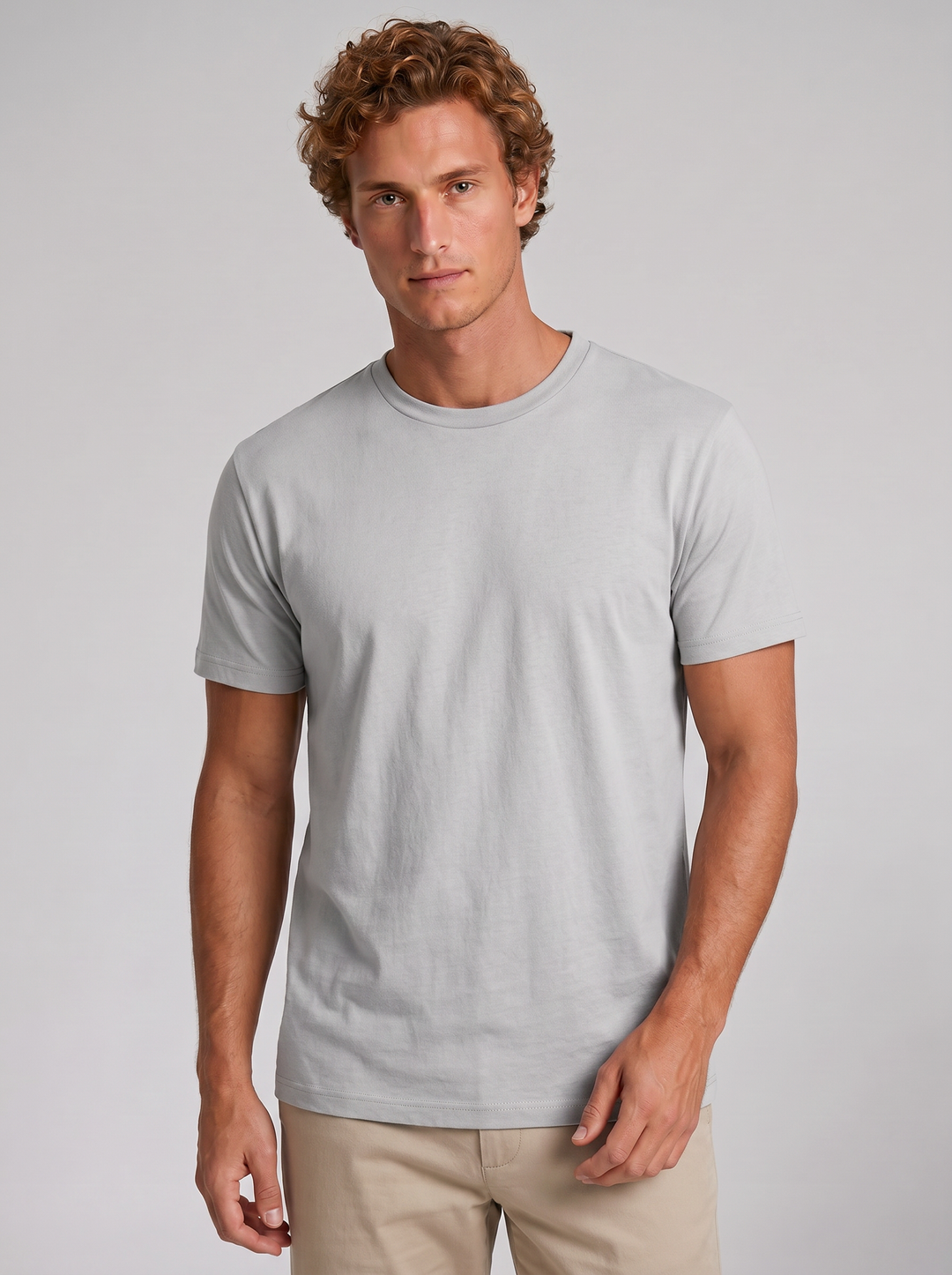 Men's T-Shirt – Crew-Neck Cotton