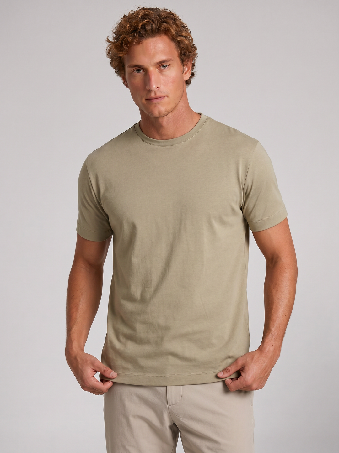 Men's T-Shirt – Crew-Neck Cotton