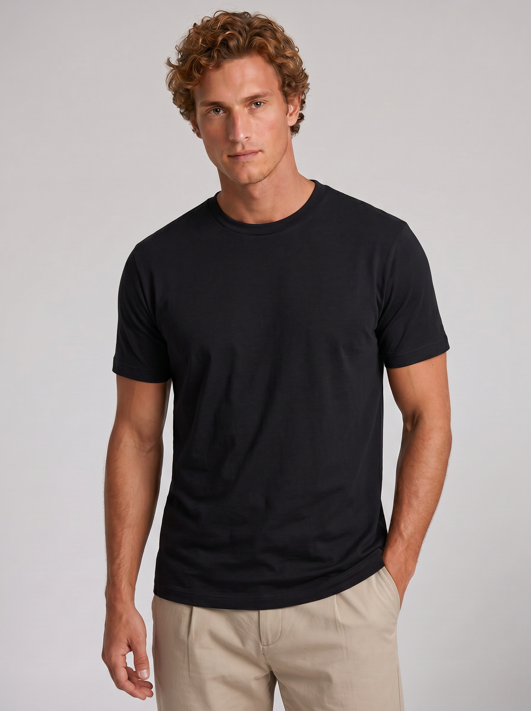 Men's T-Shirt – Crew-Neck Cotton