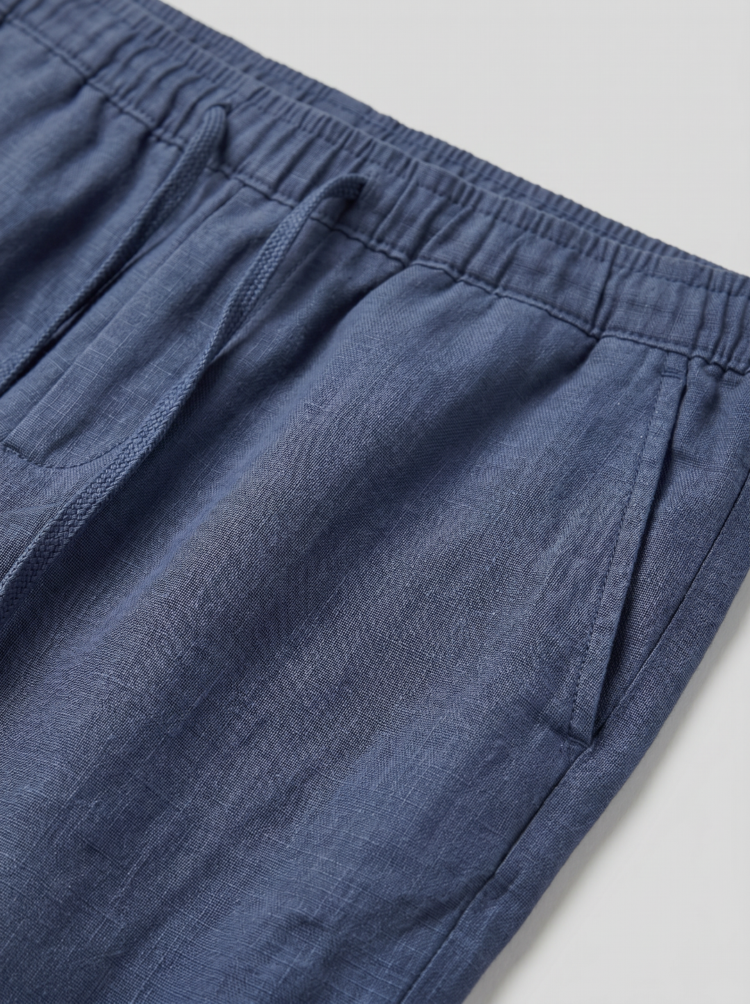 Men's Cotton Linen Straight Leg Trousers – Smart Casual Everyday