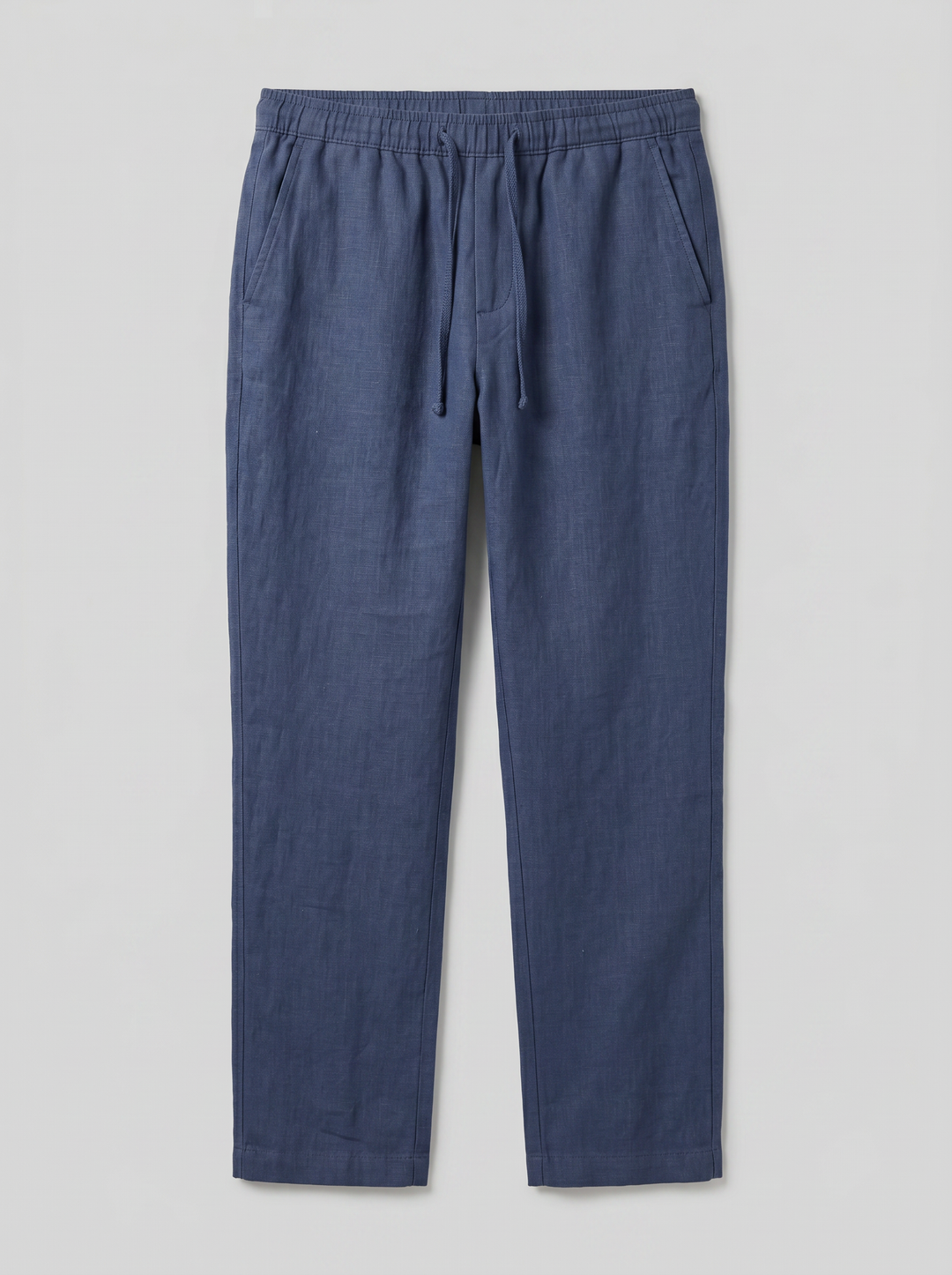 Men's Cotton Linen Straight Leg Trousers – Smart Casual Everyday