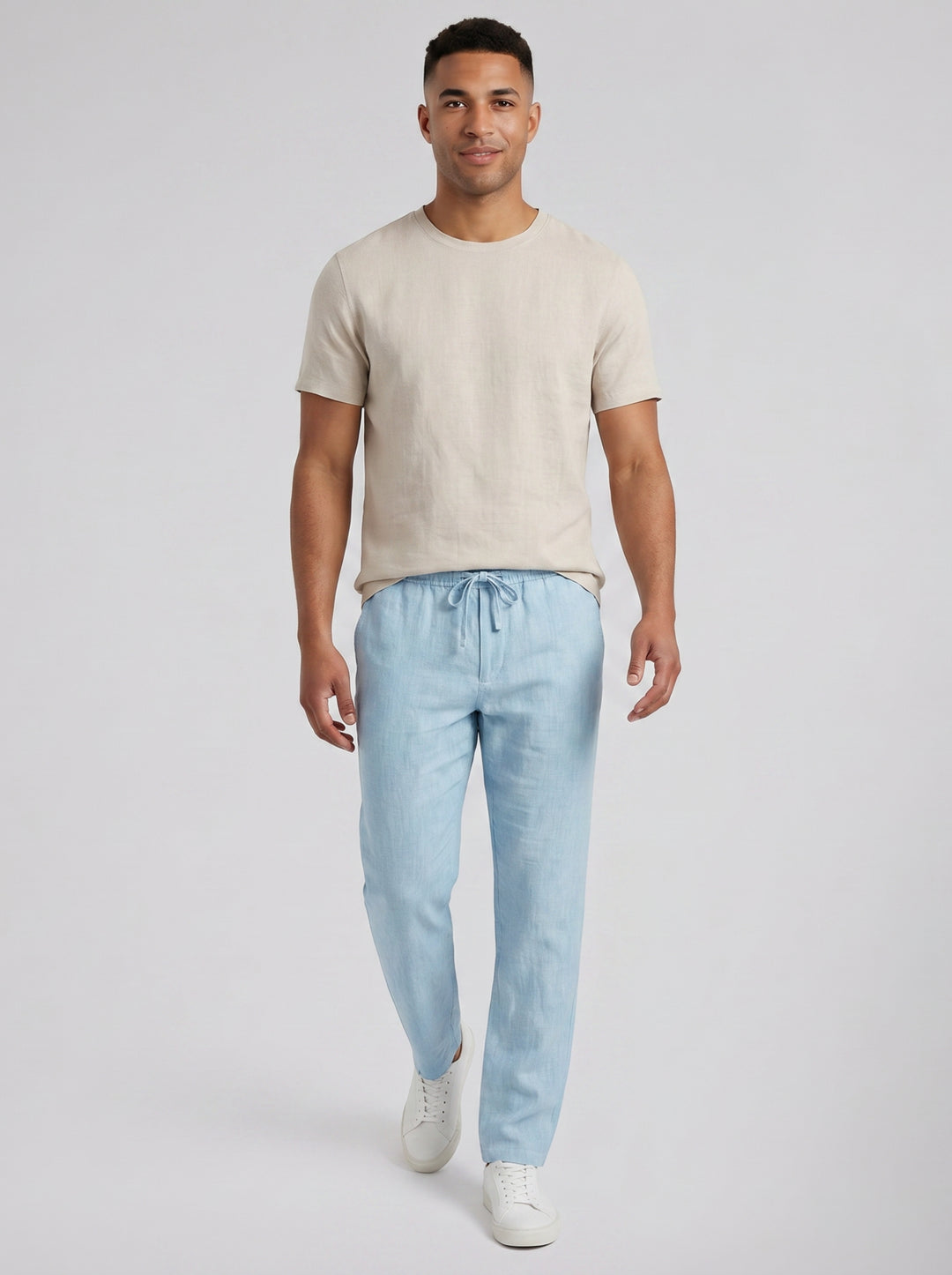 Men's Trousers – Relaxed Drawstring Summer