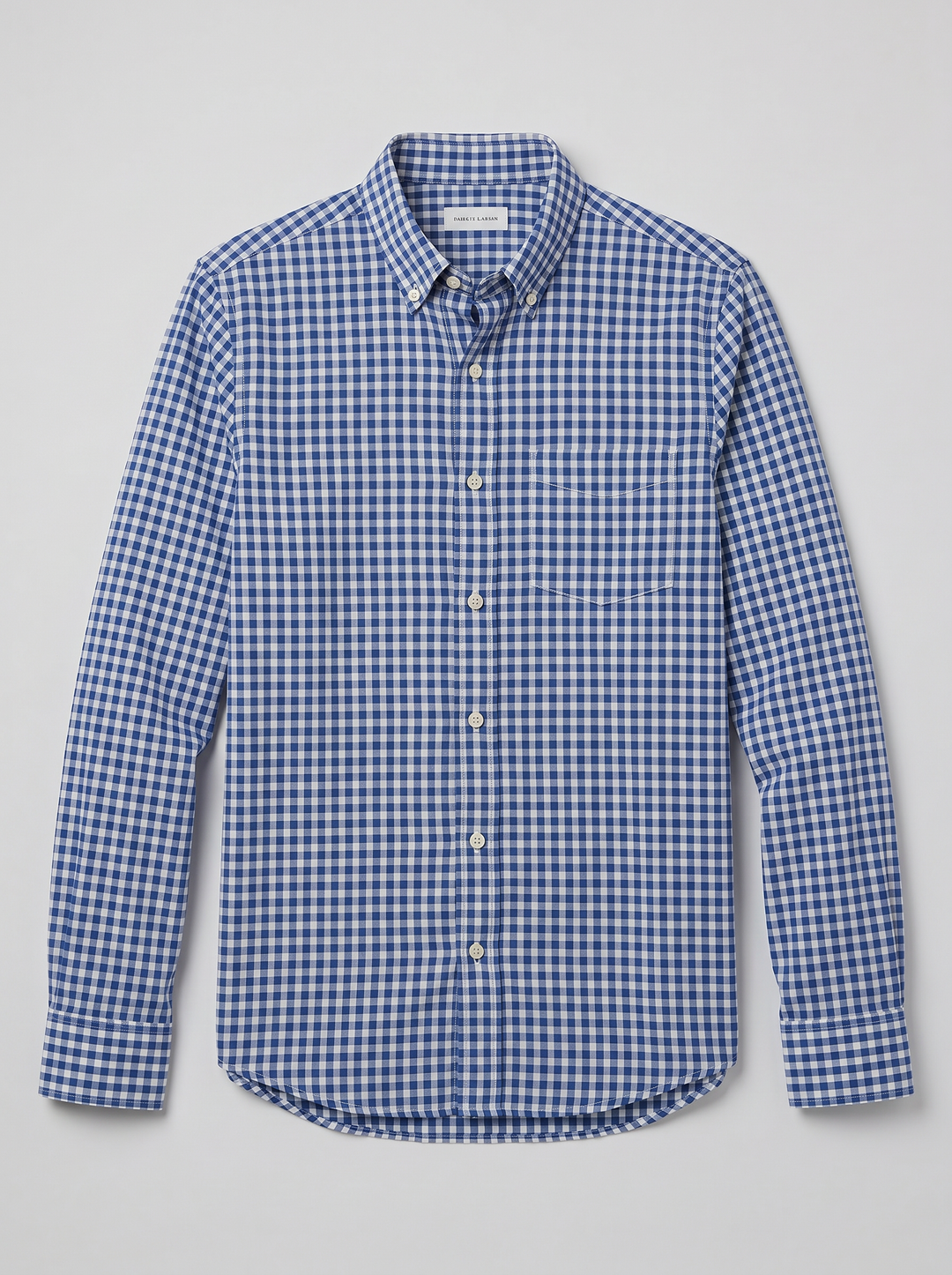Men's Gingham Check Oxford Shirt – Classic Summer Smart Style