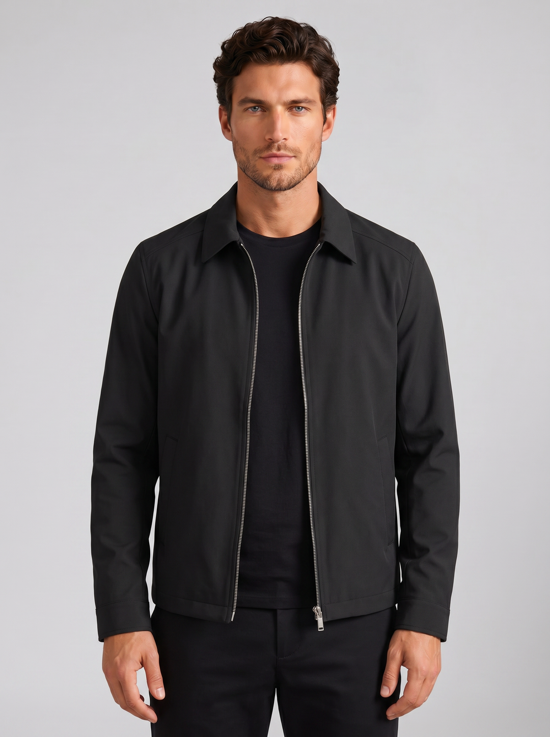 Men's Blazer – Herringbone Casual Lapel