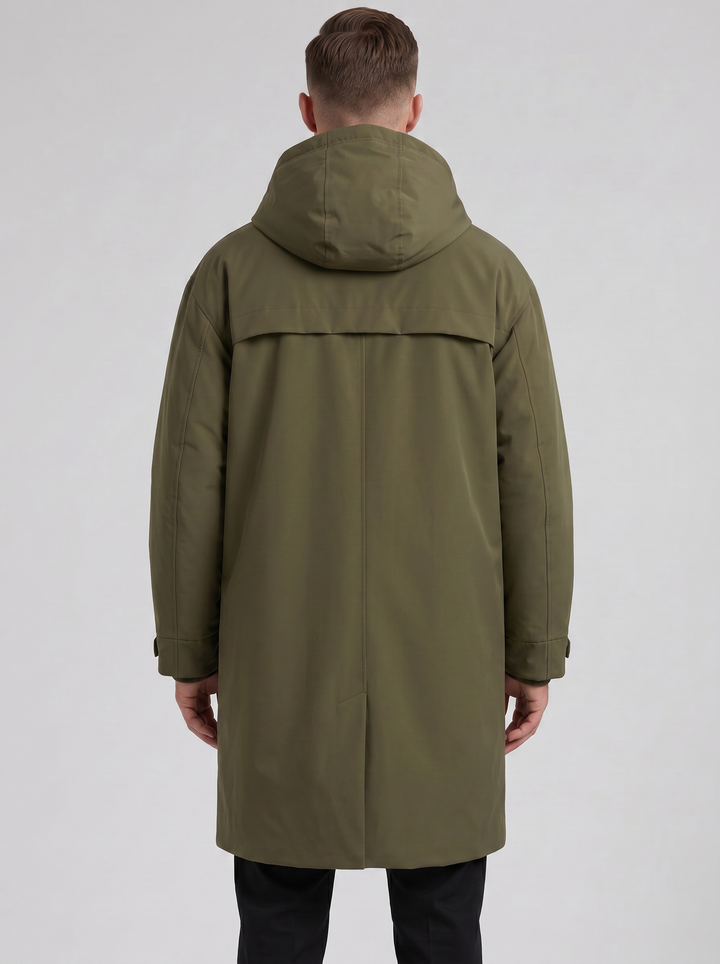 Men's Trench Coat – Hooded