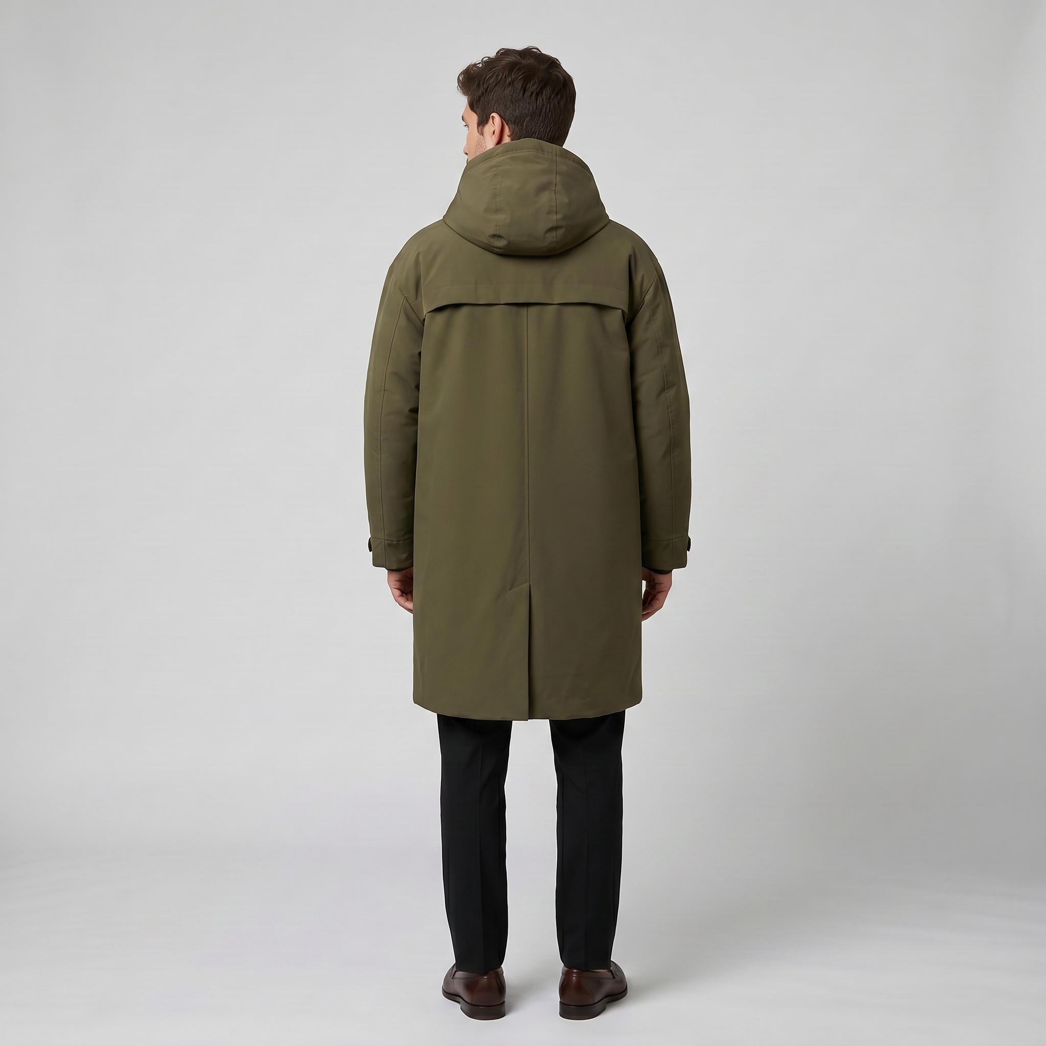 Men’s Hooded Trench Coat | Celestiella
