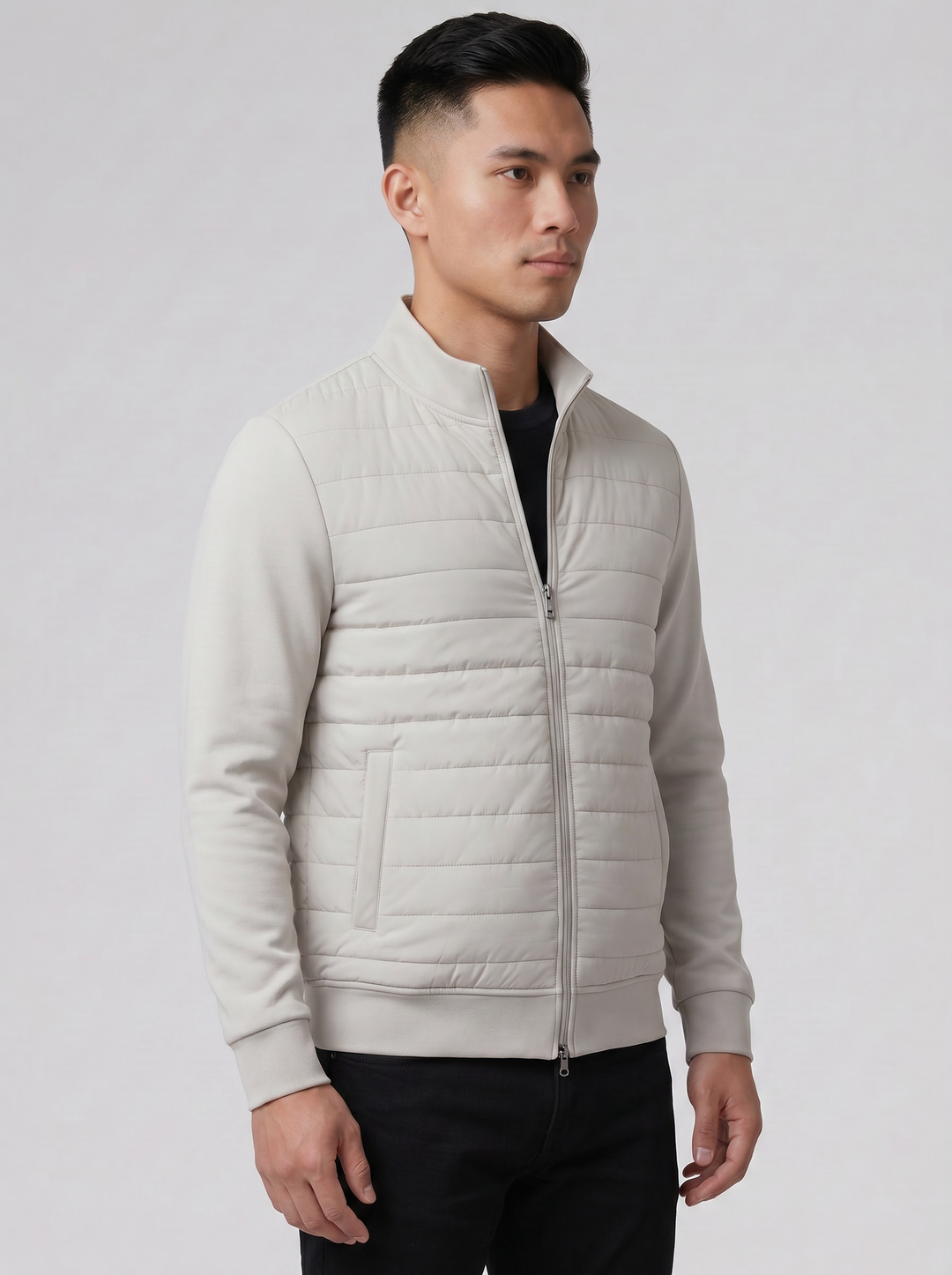 Men's Puffer Jacket – Hybrid Streamlined