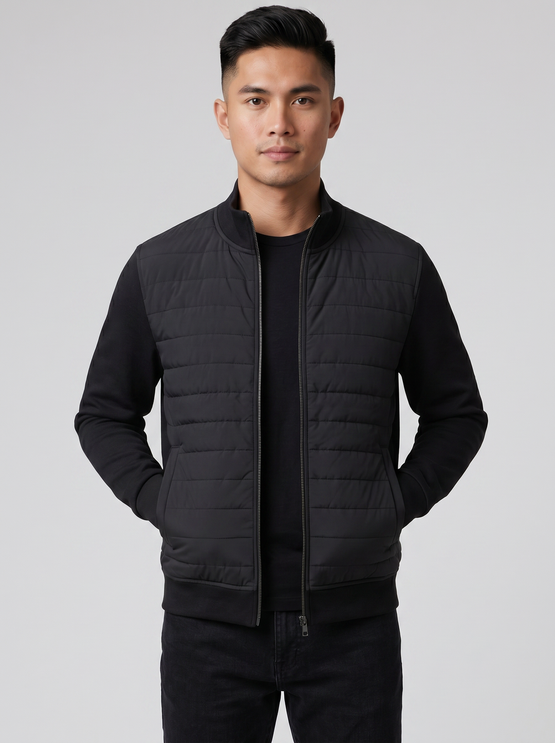 Men's Puffer Jacket – Hybrid Streamlined