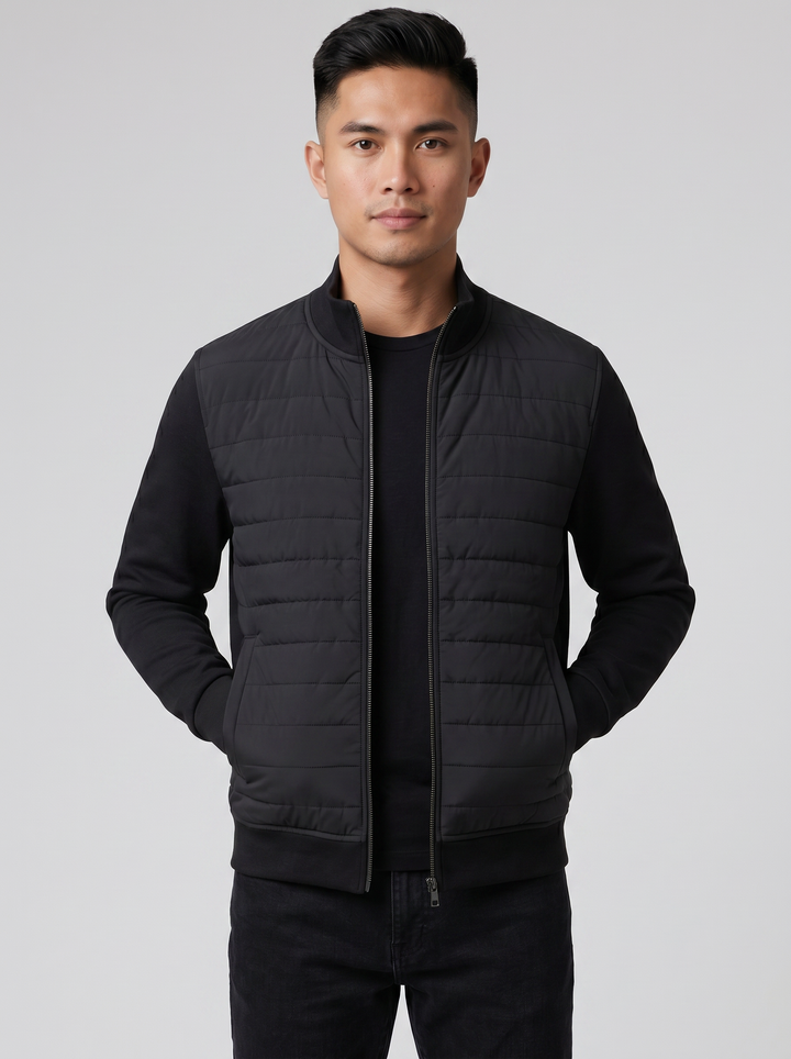 Men's Puffer Jacket – Hybrid Streamlined