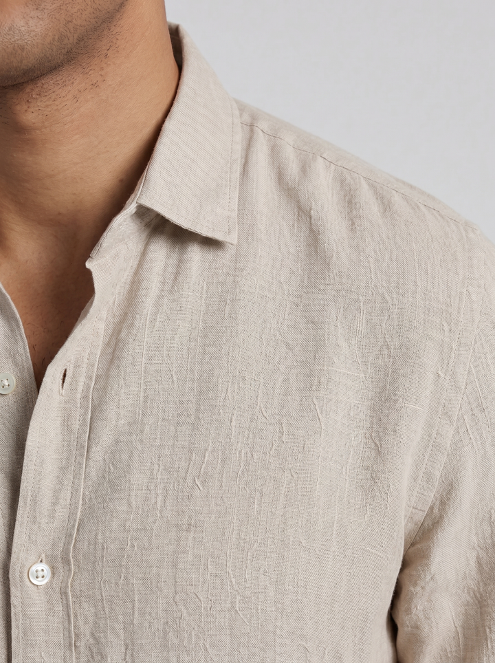Men's Linen Shirt – Button-Down