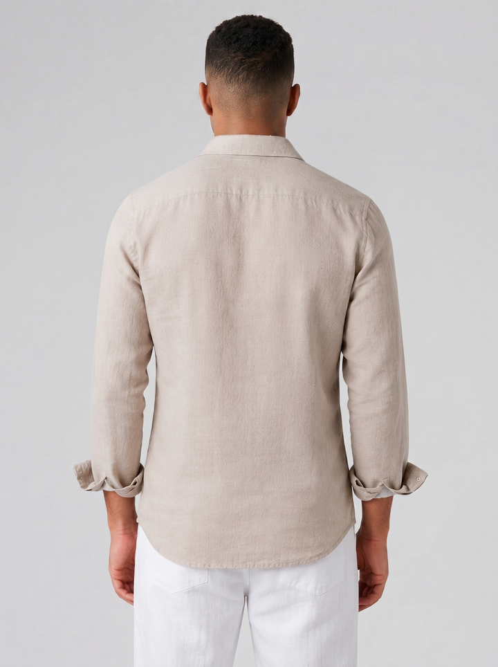 Men's Linen Shirt – Button-Down