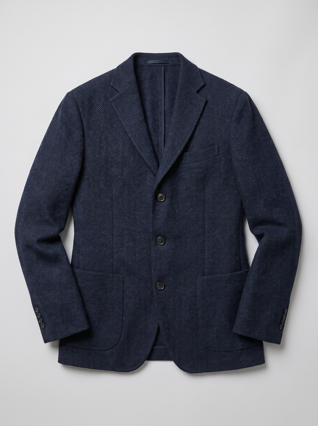 Men's Blazer – Herringbone Wool