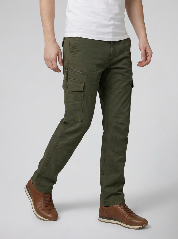 Men's Multi-Pocket Cargo Trousers – Durable Utility Street Style