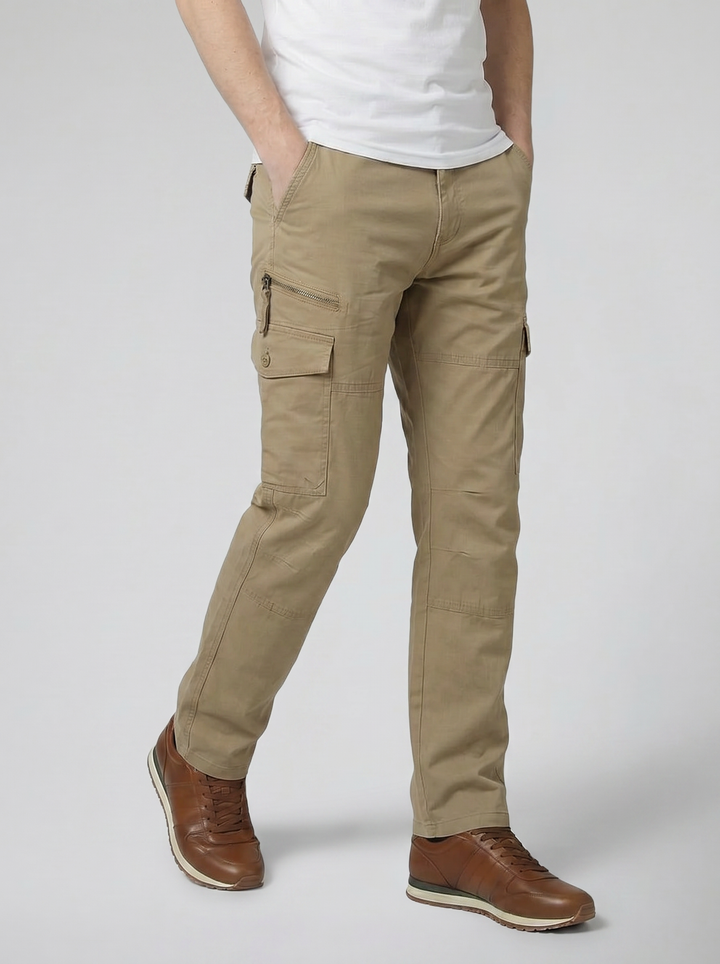 Men's Multi-Pocket Cargo Trousers – Durable Utility Street Style