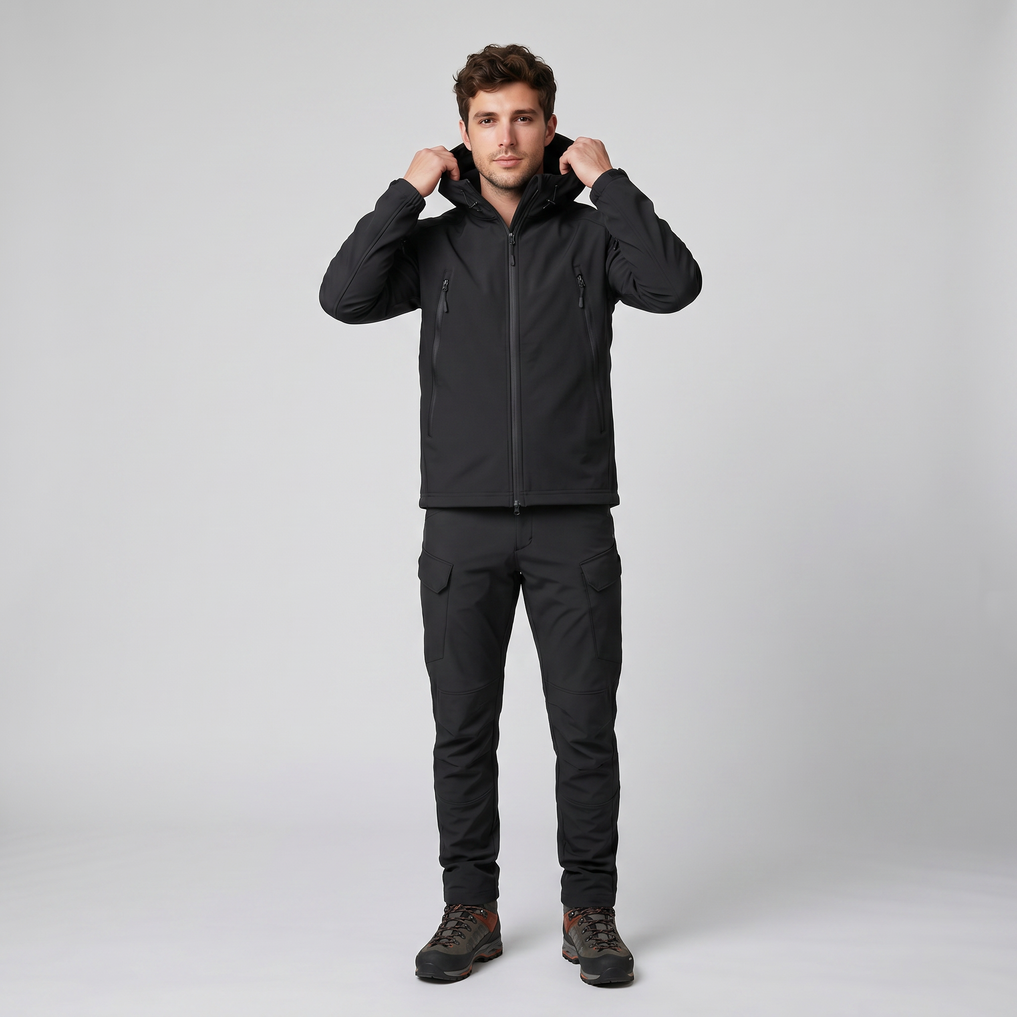 Men’s Tactical Jacket & Cargo Pant Set | Celestiella