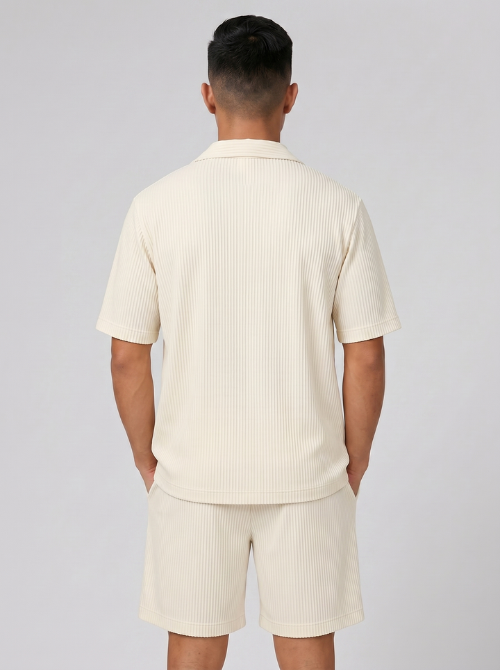 Men's Co-ord Set – Resort Shirt & Shorts